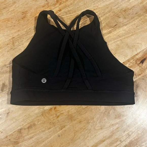Lululemon Black Sports Bra - Picture 2 of 2